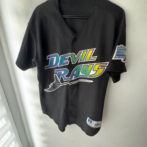 Vintage Tampa Bay Devil Rays Jersey Mens XL MLB Baseball